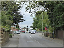 TQ0784 : Traffic lights at the junction of Sweetcroft Lane and Long Lane North Hillingdon by Rod Allday