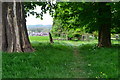 Path to the church at Clutton