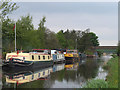 The Maggie D canal boat at Spark Lane Moorings, Rufford Branch