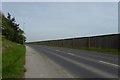 A168 and motorway fence