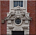 Decorative detail with Royal cypher, former Hockley Hill post office