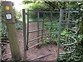 Kissing gate at the top of Hanham hills on footpath PHA15