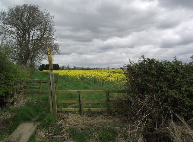 Footpath from Carlton Road to Burton Overy