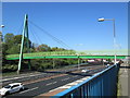 Footbridge over the A50 at Meir