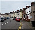 Long row of houses, Redland Street, Newport