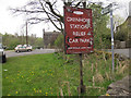 SE0335 : KWVR - car park sign at Oxenhope by Stephen Craven