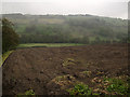 SE0336 : Newly ploughed field below Marsh Lane by Stephen Craven