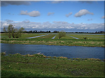 TL4582 : New Bedford River and Ouse Washes by Hugh Venables