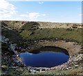 SO1012 : Sinkhole at low water by Alan Bowring