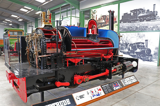 Statfold Barn Railway - Gertrude is not... © Chris Allen :: Geograph ...