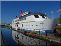 Large "ship" on the Forth & Clyde Canal