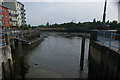 View along the Roding towards Creekmouth from the lock near Barking