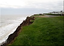 TA1853 : Cliff  erosion  near  to  Far  Grange  Park by Martin Dawes