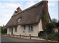 Thatched cottage on Stores Hill, Dalham