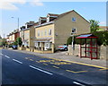 Westward Road bus stop and shelter, Ebley, Stroud