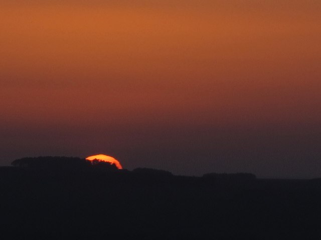 Sun setting over Whitfield (2)