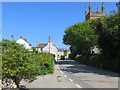 Churchtown Road (B3301) at Gwithian Parish Church