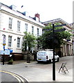 Signpost in Stroud town centre