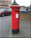 SP1083 : Edward VII postbox on Reddings Lane, Tyseley, Birmingham by JThomas