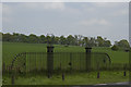 Ornamental ironwork opposite Kedleston Park