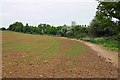 SP3609 : Public footpath along the edge of a field, Cogges, Witney, Oxon by P L Chadwick