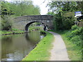 Rochdale Canal approaching Bridge No. 12 in Mytholmroyd