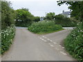 Junction of roads near High Cross