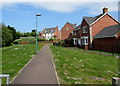 Path to Renard Rise houses, Stonehouse