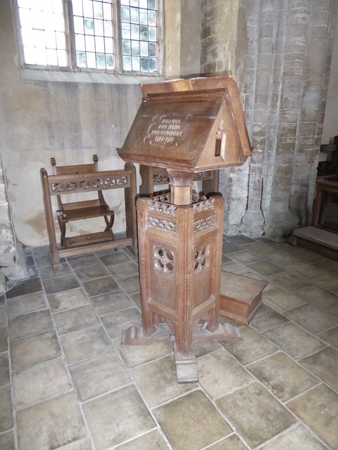 Inside St Mary's Priory, Binham (b)