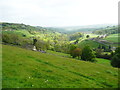 View down the valley from Halifax Bridleway 181