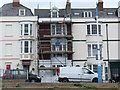 Repainting a property on The Esplanade, Weymouth