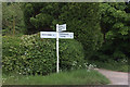 Signpost at junction of Chalford Road and Stert Road