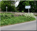 Direction and distances sign, Llanfair Kilgeddin, Monmouthshire