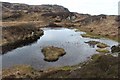 NR3890 : Bog pool in a pass to Balerominmore by Alan Reid