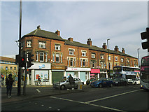 SE2934 : Shops opposite Leeds University, Woodhouse Lane by Stephen Craven