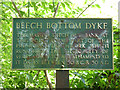 Beach Bottom Dyke explanatory sign