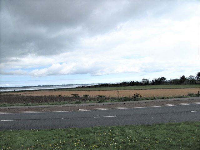 Farmland between the dual-carriageway A21 and the western shores of Strangford Lough