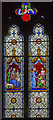 SK8386 : Stained glass window, St Helen's  church, Lea by Julian P Guffogg