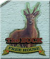 TM0799 : Sign on the Buck public house, Morley St. Botolph by JThomas