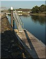 SW9872 : Steps and pontoon, Commissioners Quay, Wadebridge by Derek Harper
