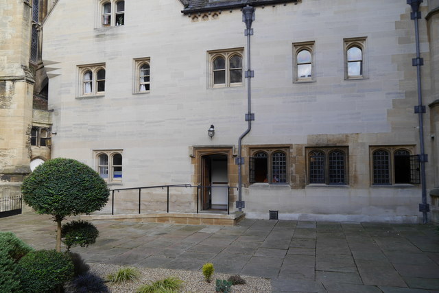 Chaplain's Quad and entrance of New Room, Magdalen College