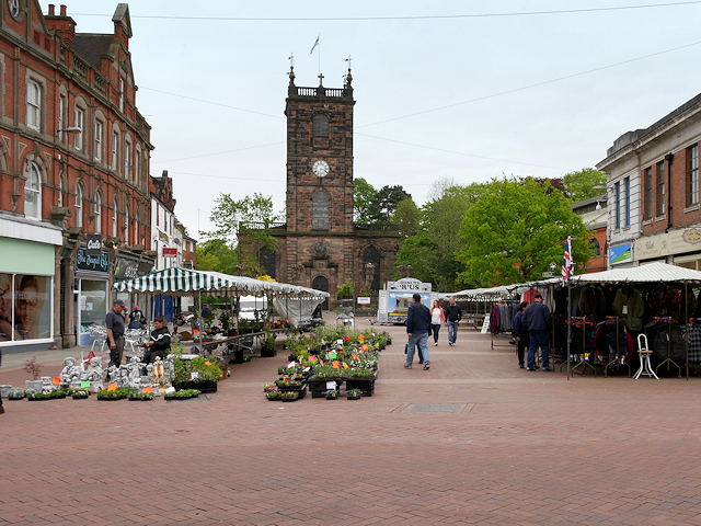 Market Square Burton on Trent David Dixon cc by sa 2.0