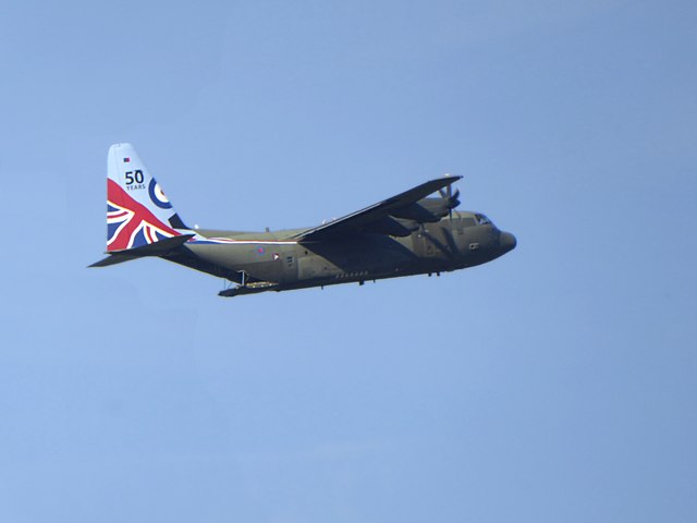 C-130 over Salisbury Plain