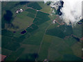 Millands Farm and Drumdroch Farm from the air