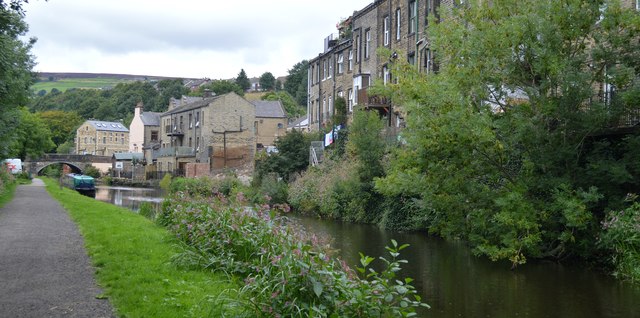 The Rochdale Canal in Luddendenfoot