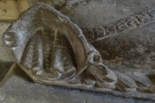 Gaddesby, St. Luke's Church: Effigy of an unknown knight