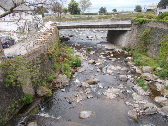 Glen Lyn Gorge - water flowing into River Lyn