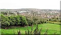 View NNE across Newtownards in the direction of The Whitespots Country Park