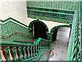 SJ8595 : Victoria Baths, Stairs to First Class Entrance Lobby by David Dixon