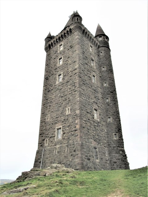 The towering Scrabo Tower